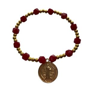 Elastic bracelet of San Benito Handmade crystal stone